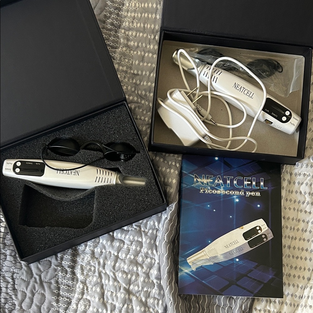 NEATCELL Picosecond Pen - White Laser Device with Accessories